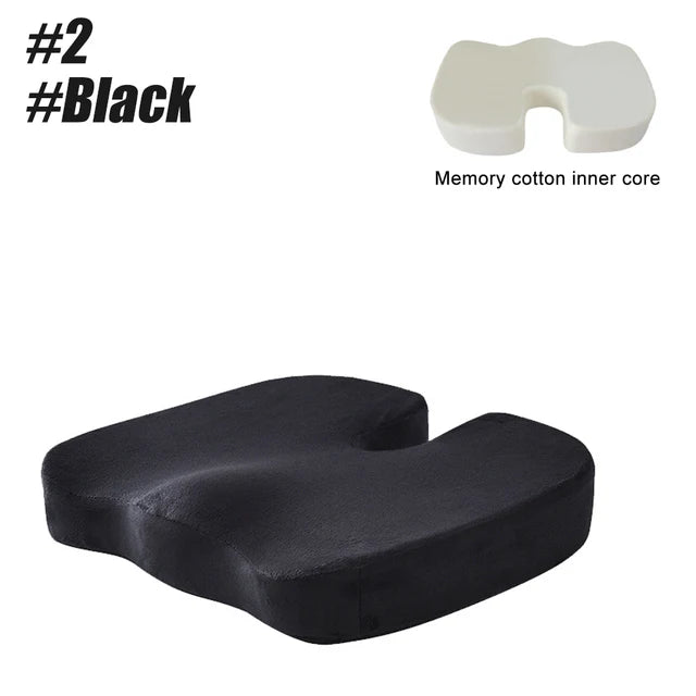 HealthyLife™ Pressure Relief Seat Cushion Back Pain Orthopedic Therapy Car Office Chair Wheelchair Support Tailbone Sciatica Relief